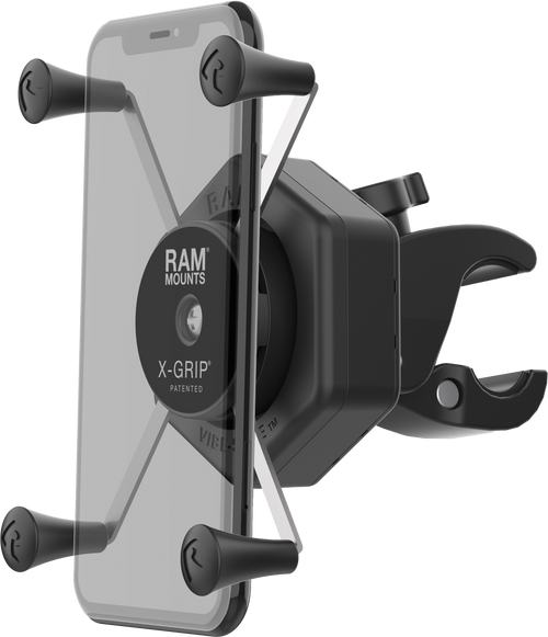 Ram X-Grip Vibe-Safe L Phone Mount With Small Tough-Claw Ram-Hol-Un10-462-400 Ram X-Grip Vibe-Safe L Phone Mount With Small Tough-Claw Ram-Hol-Un10-462-400