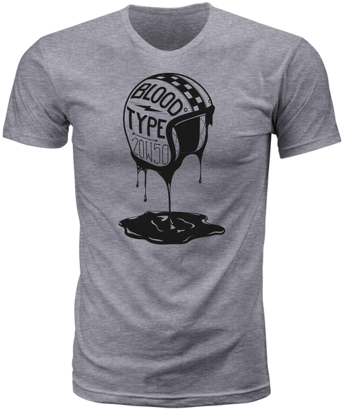 Highway 21 Blood Type Tee Heather 3X #6331 489-1926~7