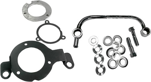 Harddrive Complete Mnt Kit Breather Tube Black M8 (Ex 23 Cvo) 120425 Harddrive Complete Mnt Kit Breather Tube Black M8 (Ex 23 Cvo) 120425