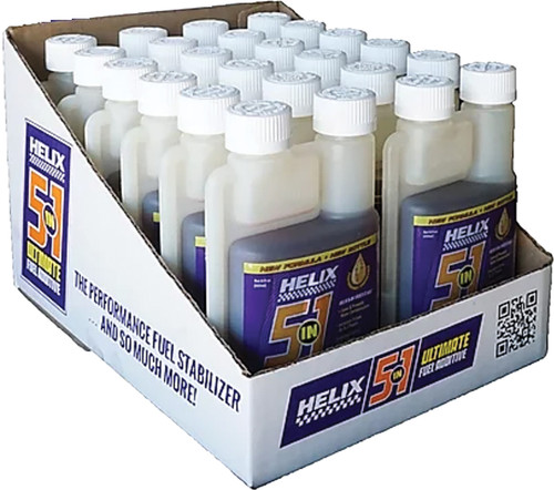 Helix 5 In 1 Fuel Additive 1 - 12 Pack Of 8 Oz. Bottles 911-1212
