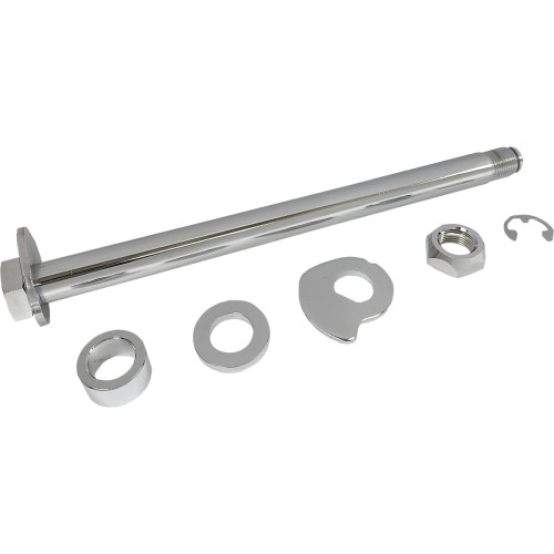 Drag Specialties Axle Kit - Rear - Chrome - Flt Drag Specialties Axle Kit - Rear - Chrome - Flt