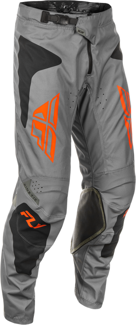Fly Racing 378-43230 Kinetic Sym Pants Grey/Orange/Black Sz 30