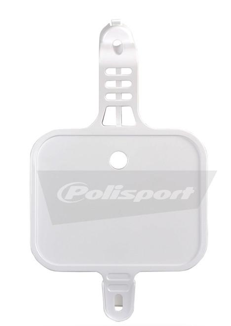 Polisport Front Number Plate White 8661800001 Polisport Front Number Plate White 8661800001