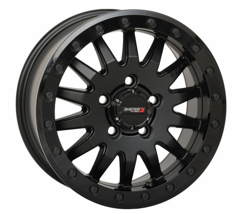 System 3 15S3-8544 Sb8 Wheel 15X7 5+2 (+38Mm) 5/4.5 Matte Black