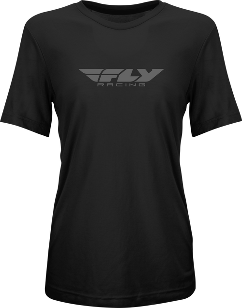 Fly Racing 356-0100X Women'S Fly Origin Corp Tee Black/Grey Xl