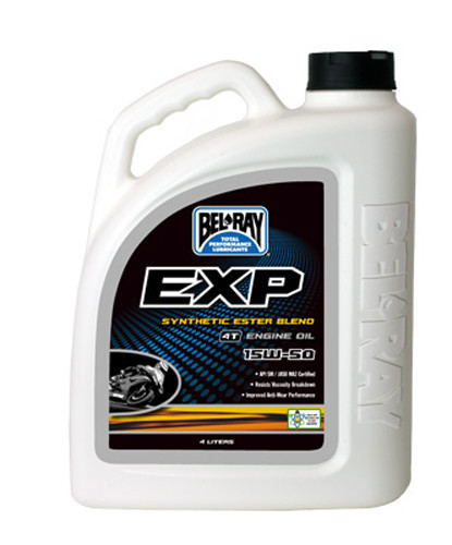 Bel-Ray Exp Syn Ester Blend Engine Oil 4T 15W50 4L 99130-B4Lw