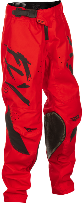 Fly Racing C378-53718 Kinetic Stoke Pant Ca/Ny Red/Black Sz 18