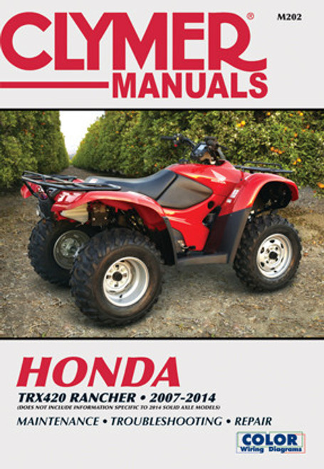 Clymer Repair Manual Hon Rancher Cm202