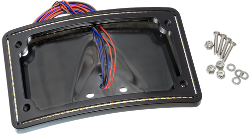 Letric Lighting Co Llc-Cppl-B Perfect Plate Light Curve Blk Universal Fit