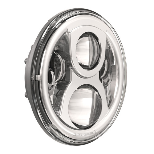 Jw Speaker 0554961 8700 Ev2-S Headlamp 7" Chr Bezel