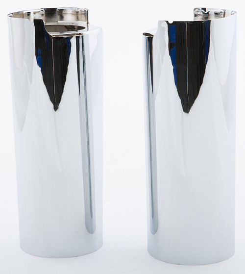 Harddrive Uppr Fork Tube Cvrs Chrome +2" Touring 14-Up 302605