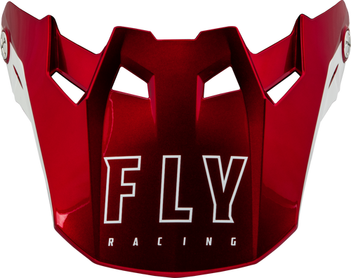 Fly Racing 73-47133L Formula Cc Centrum Visor Metallic Red/White Xl/2X