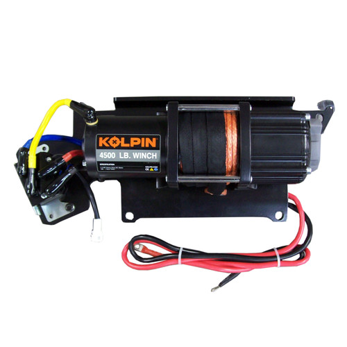 Kolpin 26-3000 Quick Mount Winch Kit 4500 Synthetic Pol