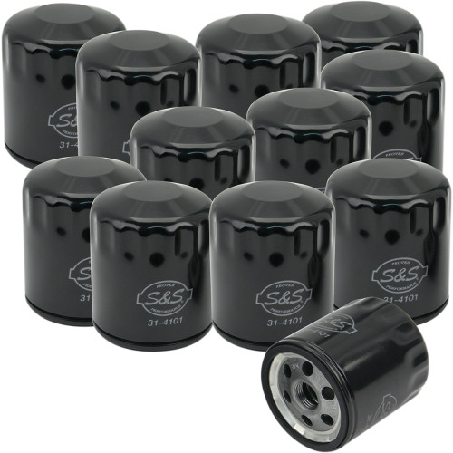 S&S Cycle Oil Filters - Black - 12-Pack 310-0239 S&S Cycle Oil Filters - Black - 12-Pack 310-0239