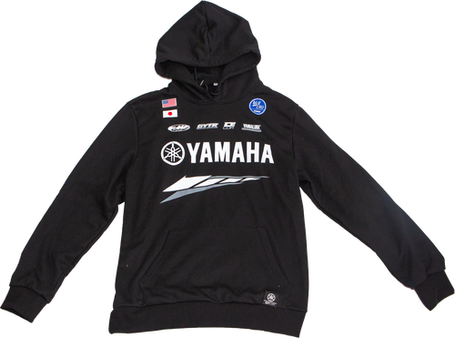 D-Cor 85-212-4 Yamaha Factory Sweatshirt Black Xl