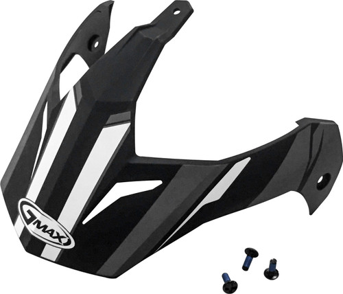 Gmax G011088 Visor Vertical Matte Black Dark Silver W/Screw Gm-11