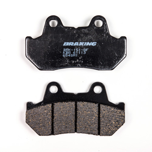 Braking 654Sm1 Brake Pad Set Semi-Metallic