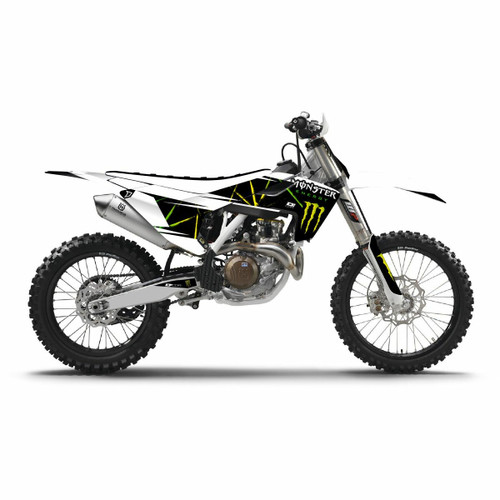 D-Cor Cmplt Kit Monster Energy Slash White Bg 20-70-131 D-Cor Cmplt Kit Monster Energy Slash White Bg 20-70-131