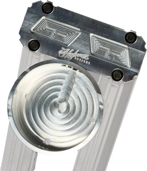 Hofmann Designs Hdb-1007R H/D Billet Speedo Mount Raw Req Hofmann Risers