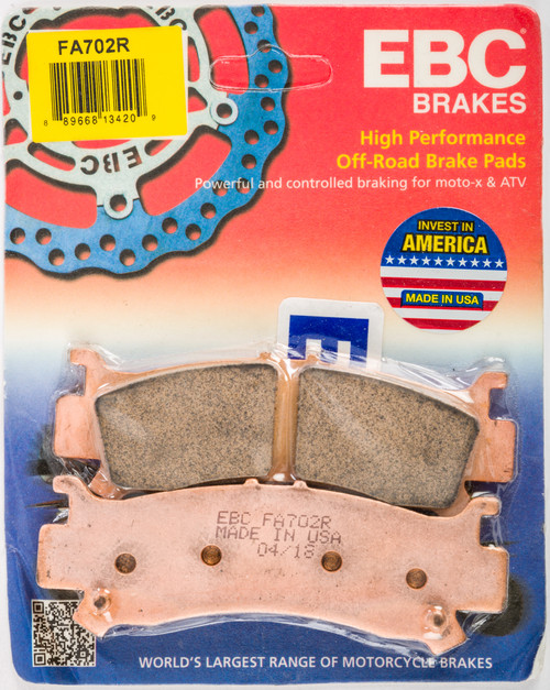 Ebc Fa702R Brake Pads Fa702R Sintered R Series