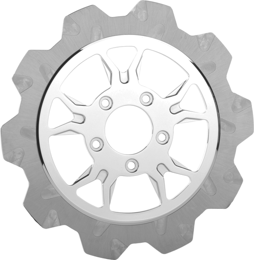 Lyndall Brakes B-52 Fr 11.8 Rotor Chr/Silver Crown Cut 2003-1058