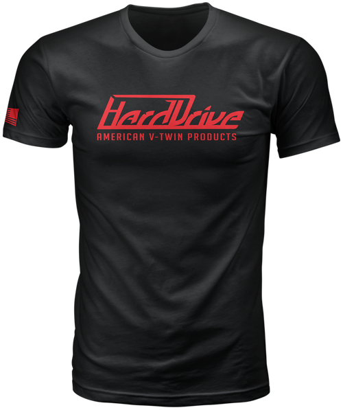 Harddrive Harddrive Tee Black/Red Md 800-0203M