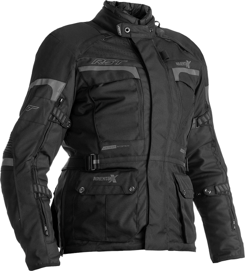Rst Ladies Pro Series Adventure-X Ce Jacket Blk/Blk Textile 2Xl 102380Blk-18 Rst Ladies Pro Series Adventure-X Ce Jacket Blk/Blk Textile 2Xl 102380Blk-18