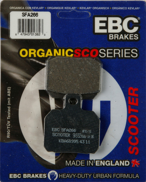 Ebc Sfa266 Brake Pads Sfa266 Organic