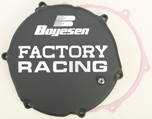 Boyesen Factory Racing Clutch Cover Black Cc-12B