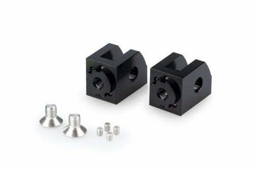 Puig Footpeg Adaptor Rider Adjustable Black Yam 21415N