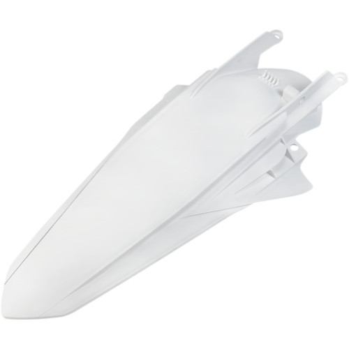 Ufo Mx Rear Fender - Ktm White Kt04091042 Ufo Mx Rear Fender - Ktm White Kt04091042