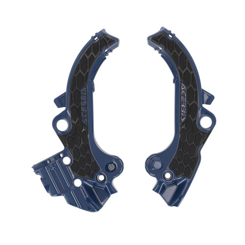 Acerbis Frame Guards- X-Grip Blue/Black 2985891034