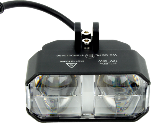 Cyron Abs1Lw-2 Aux Driving Lights Kit 1.25" Bar Mnt. White Pr.