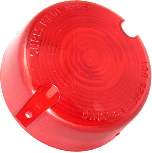 Chris Products Dhd2R Turn Signal Lens Late Xl Models Red