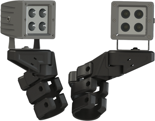 Atv Tek Escube-2 Elite Series Custom Pod Light Mount Pair