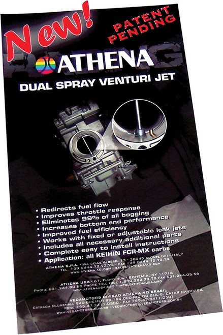 Athena Dual Spray Venturi Jet Kit Keihin Fcr All P400000180002 Athena Dual Spray Venturi Jet Kit Keihin Fcr All P400000180002