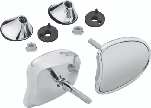 Harddrive Tapered Fairing Mirrors Chrome 270332 Harddrive Tapered Fairing Mirrors Chrome 270332