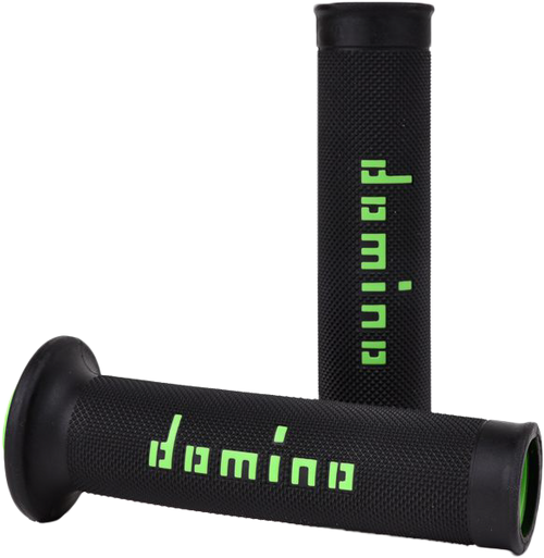 Domino Racing Motogp Grips Black/Green Pair A01041C4440B7-0