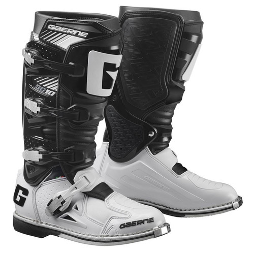 Gaerne Sg-10 Boots Black/White Sz 12 2190-014-012 Gaerne Sg-10 Boots Black/White Sz 12 2190-014-012