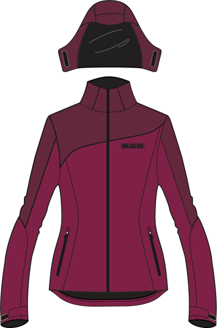Dsg Malea Softshell Jacket Garnet Heather 2X 52143
