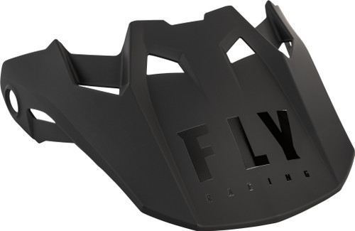Fly Racing 73-4728M Formula Carbon Solid Helmet Visor Matte Black Carbon Md-Lg
