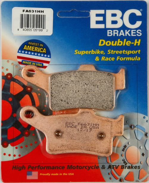 Ebc Brake Pads Fa631Hh Double-H Sintered Fa631Hh Ebc Brake Pads Fa631Hh Double-H Sintered Fa631Hh