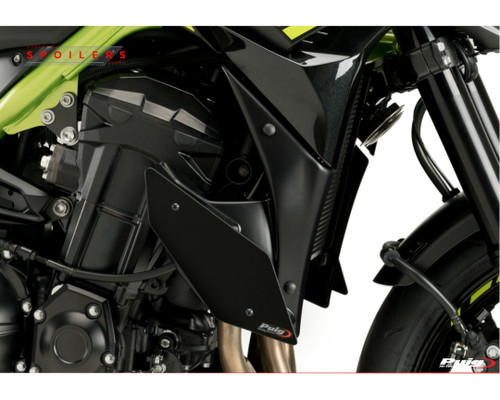 Puig Downforce Side Spoilers Black Kaw 20328N