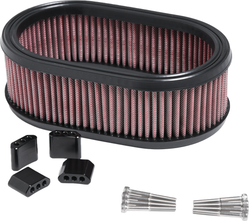 Kens Factory Nxt-Hib Nl Hi Flow Air Filter Ac Kit Black