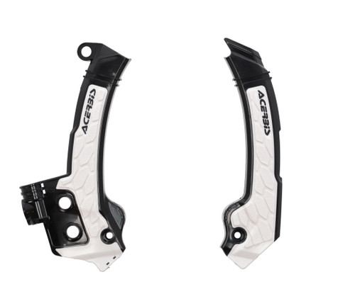 Acerbis X-Grip Frame Guard Hus Black/White 2979601007 Acerbis X-Grip Frame Guard Hus Black/White 2979601007
