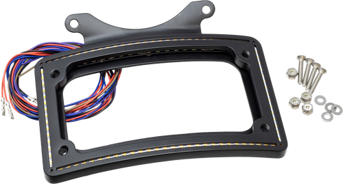 Letric Lighting Co Llc-Ippl-M1 Perfect Plate Light Lp Frame Matte Black Indian