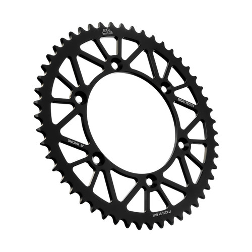 Jt Jta251.51Blk Rear Racelite Sprocket Alum 51T-520 Blk Hon/Yam