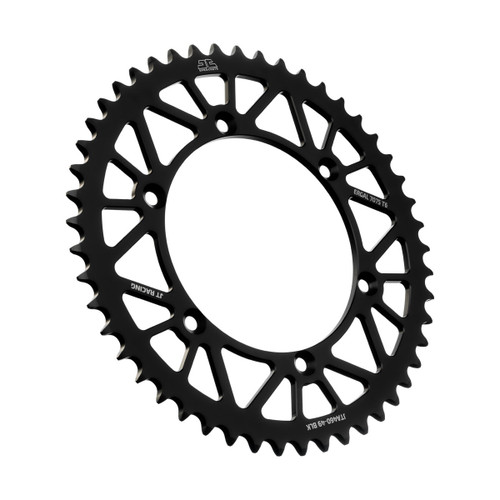 Jt Jta460.49Blk Rear Racelite Sprocket Alum 49T-520 Blk Kaw/Suz