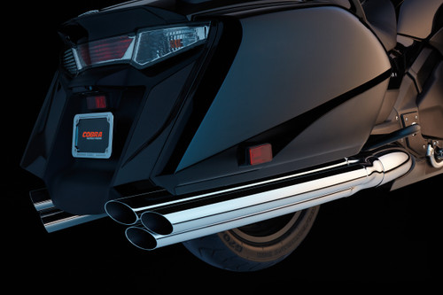 Cobra 1217 Six 2 Six Slip On Chrome Hon Gl1800/F6B