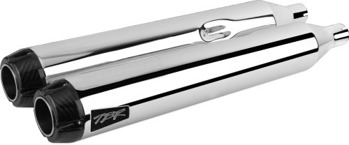 Tbr Comp S Slip-On Touring M8 Chrome W/Carbon End Cap 005-4550499D Tbr Comp S Slip-On Touring M8 Chrome W/Carbon End Cap 005-4550499D